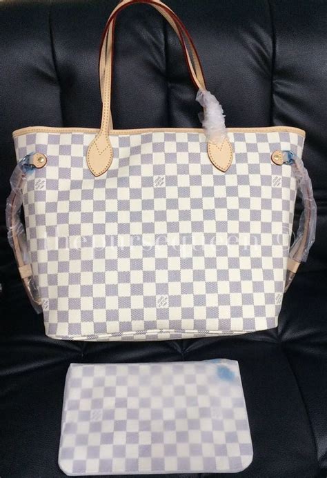 louis vuitton neverfull mm azur replica|louis vuitton neverfull vs real.